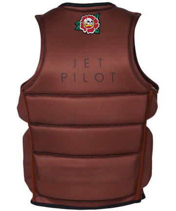 Jetpilot 2023 X1 Boys Sublimated Vest - Coffee